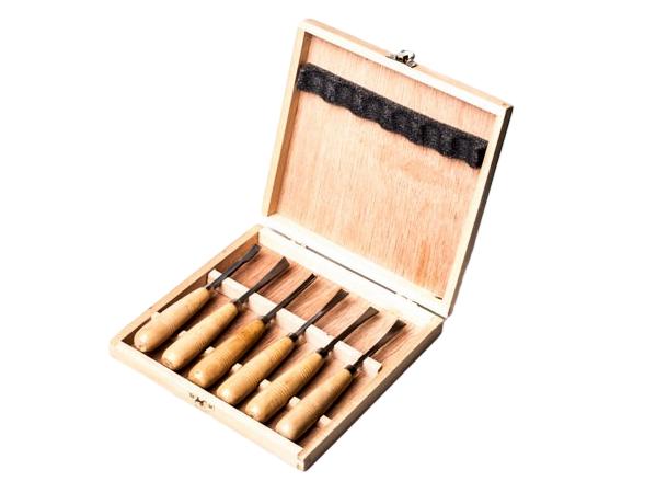 סט 6 מפסלות לגילוף בעץ דגם 1021249