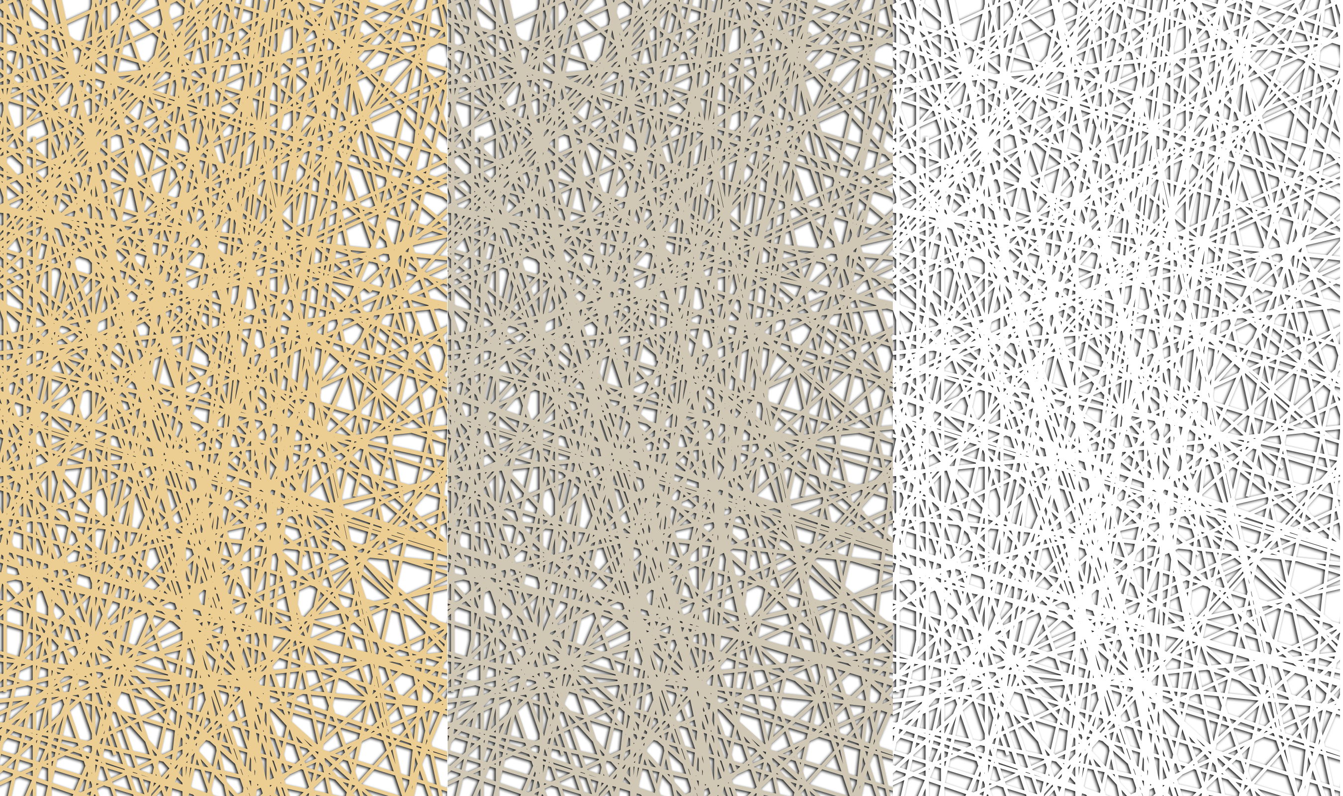 מפת תחרה פרימיום דוגמת חוטים ב-3 צבעים