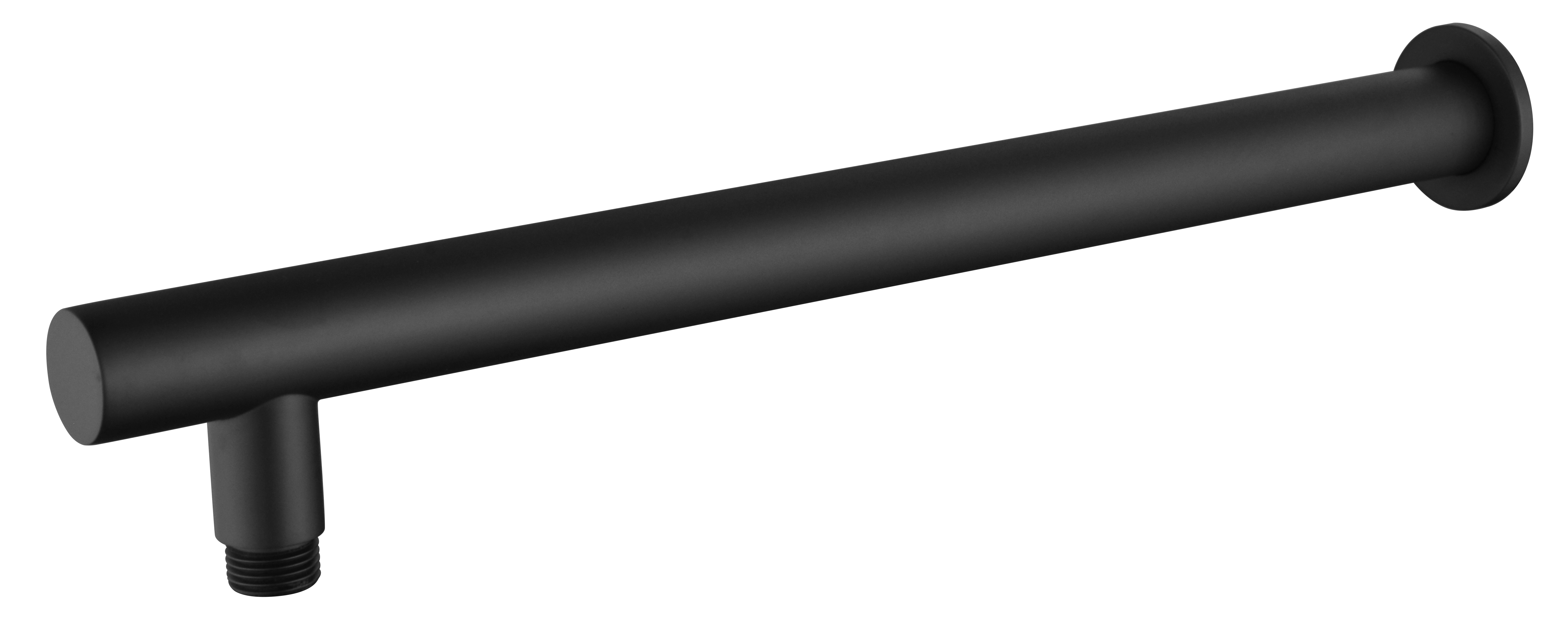 זרוע עגולה לראש מקלחת 400 מ"מ דגם 2332 שחור מט