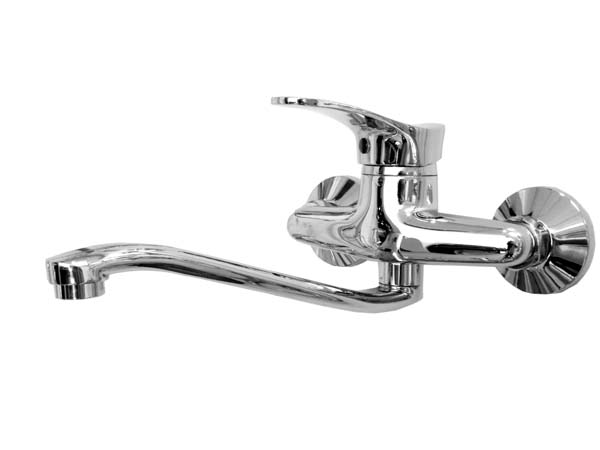 ברז קיר פיה ארוכה דגם 518L ניקל