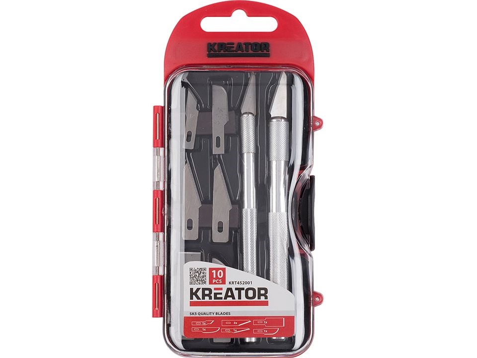 סט 10 סכיני הובי ליצירה דגם KRT452001