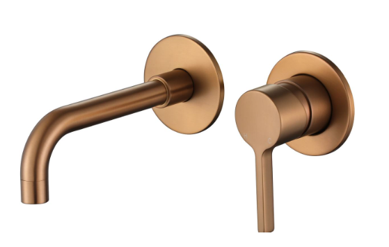 ברז ופיה מהקיר דגם 83586 רוז גולד 