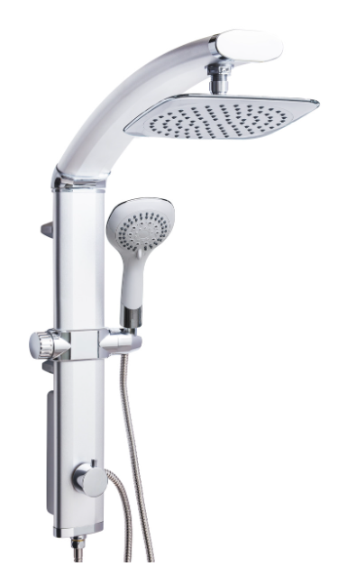 מוט פינוק עם זרוע מסתובבת דגם ברבור 8843 לבן