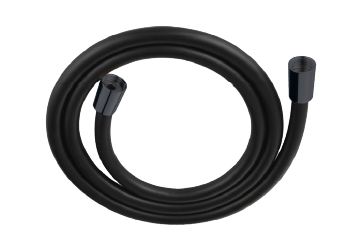 צינור פי-וי-סי גמיש למקלחת - 1.5 מטר שחור דגם H118