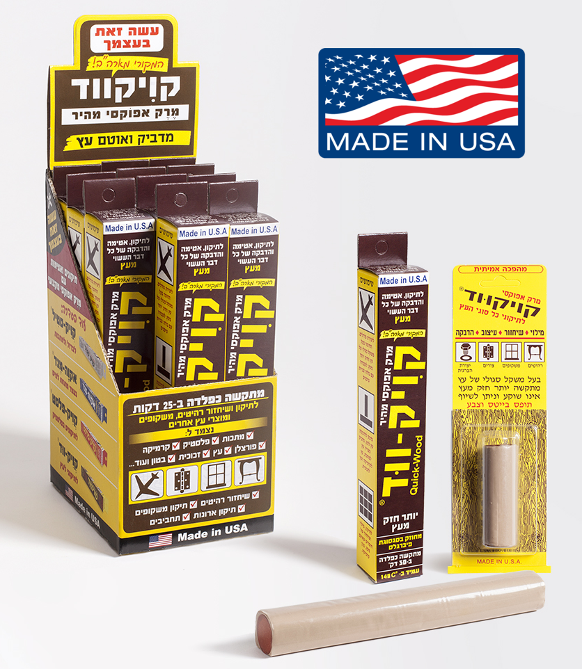 קויק-ווּד - אפוקסי לעץ