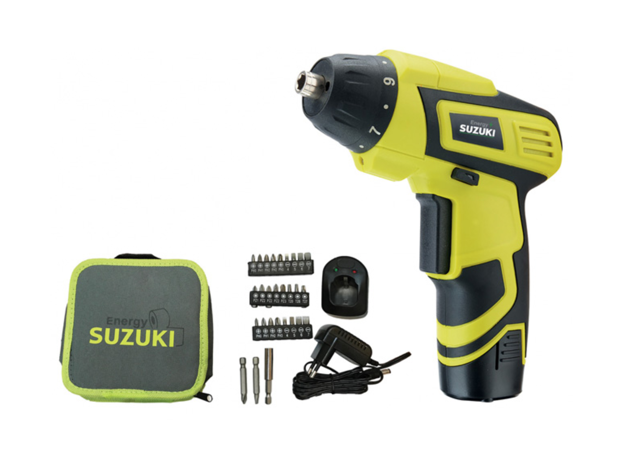 מברגת כף יד 3.6V עם 29 אביזרים בתיק דגם SED36