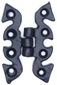 ציר ספר פרפר דקורטיבי מושחר דגם 372