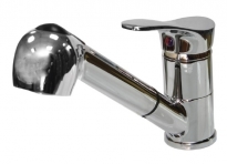 ברז נמוך עם פיה נשלפת 1204 ניקל