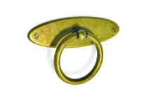 ידית טבעת עגולה עם פלטה אובלית דגם 12655