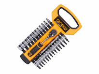 סט בוקסות 4-13 מ"מ + ביטים הינע 1/4" 28 חלקים דגם 14053