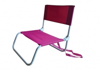 כסא חוף נמוך חלק צבעוני