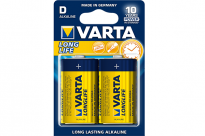 זוג סוללות VARTA LONGLIFE D