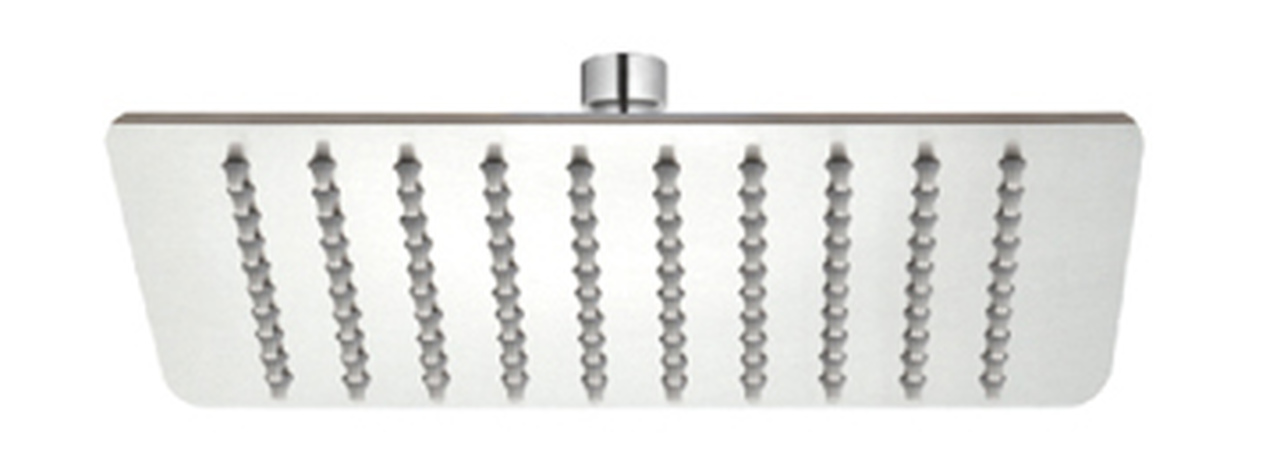 ראש גשם נירוסטה מרובע 300/300 מ"מ דגם 612 ניקל  