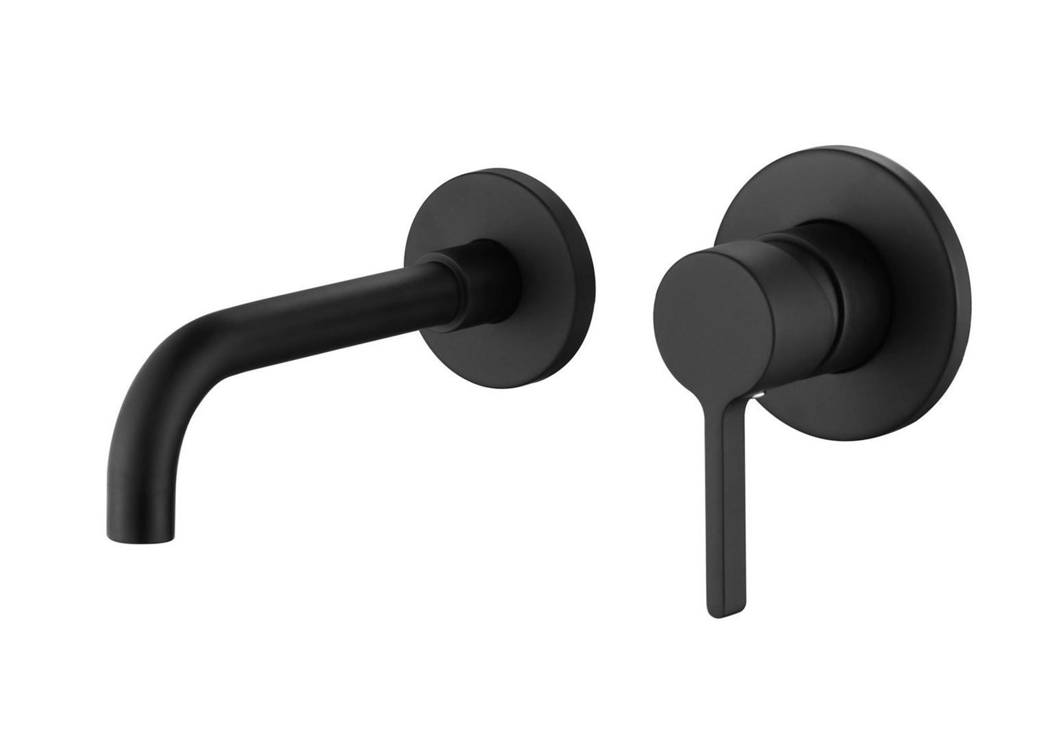 ברז ופיה מהקיר דגם 83582 שחור מט 